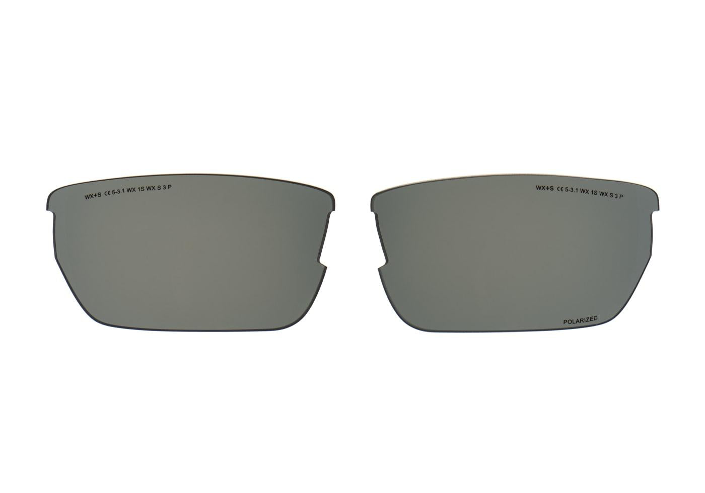 Wiley X WX Valor Polarized 2.5 Lens Set Grey