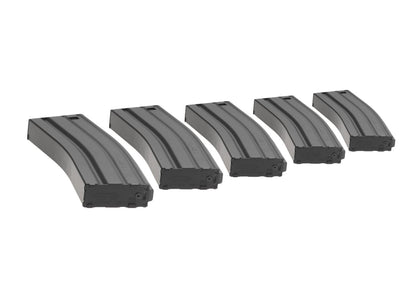 G&G Magazine M4 Midcap 125rds 5pcs Set Black