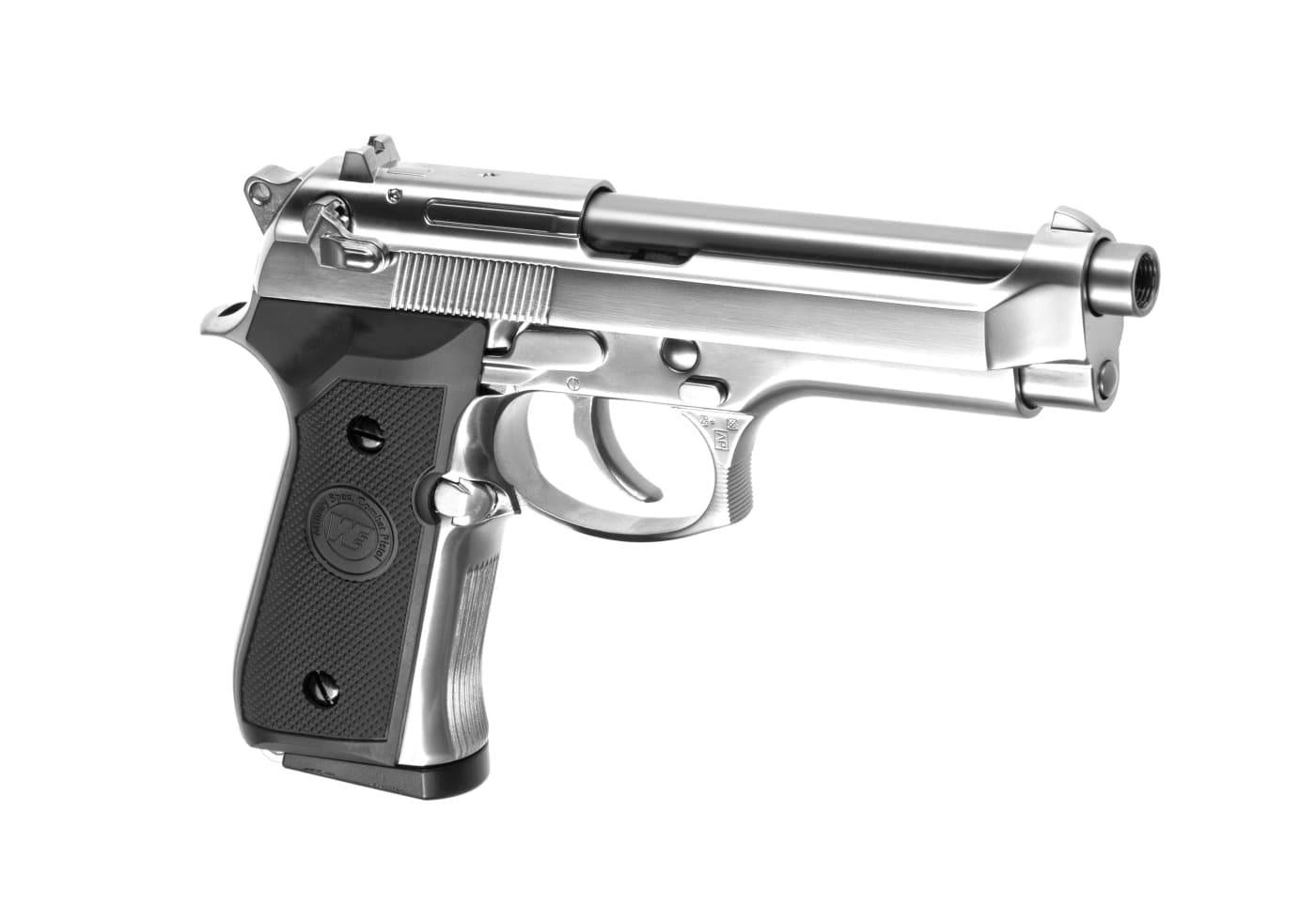 WE M9 Full Metal Co2 Silver