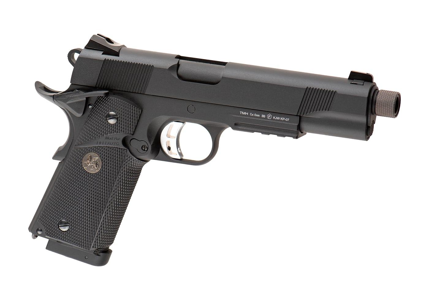 KJW M1911 MEU TBC Full Metal Co2 Pistol Black