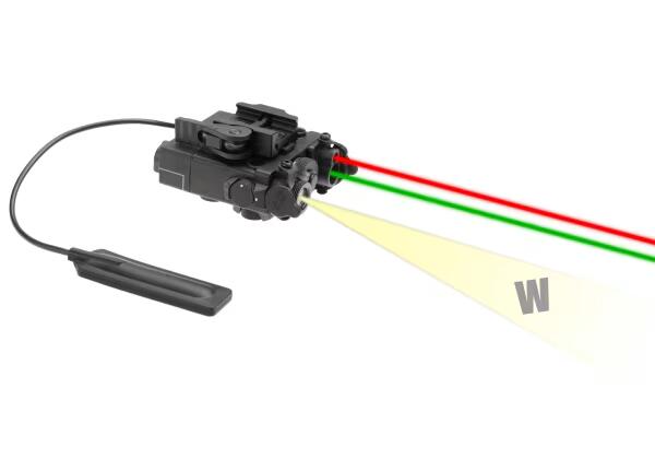 WADSN DBAL-A2 Illuminator / Laser Module Red + Green Black