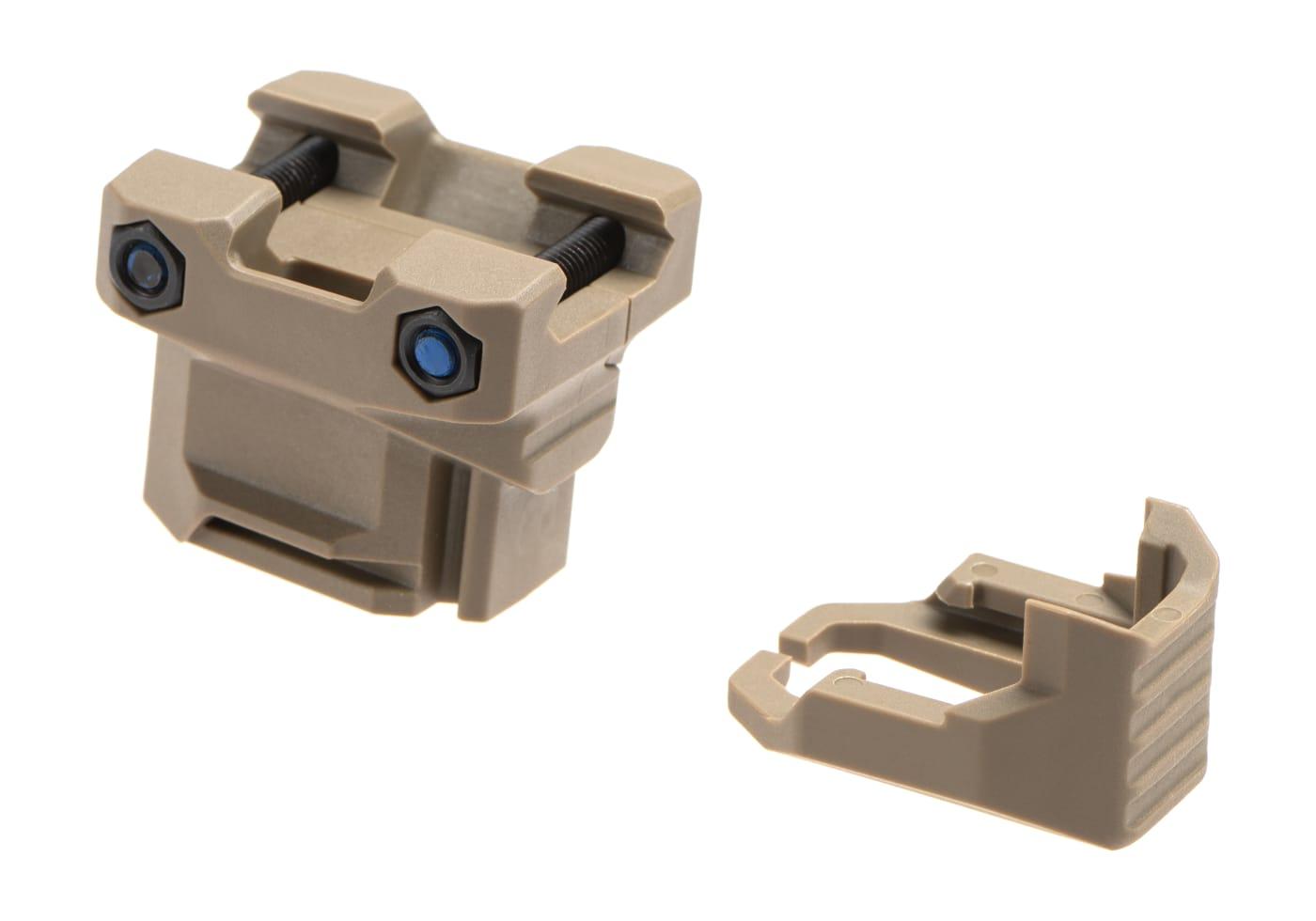 Strike Industries Stacked Angled Grip with Cable Management System for Picatinny Rails Dark Earth