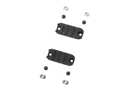 Ares 2 Inch M-LOK Plastic Rail 2-Pack Black