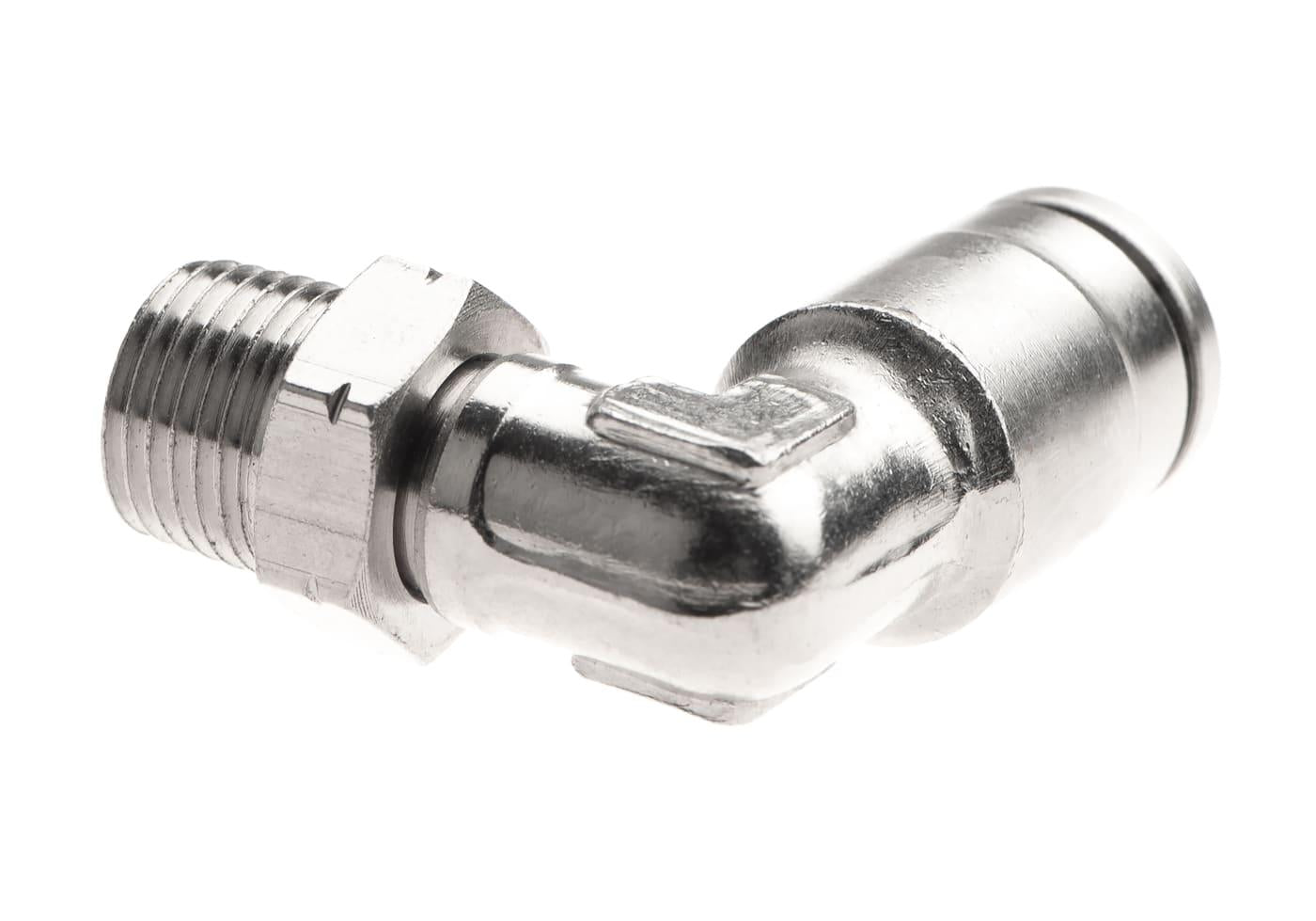 EpeS HPA 6mm Hose Coupling 90 Degree - Outer 1/8 NPT