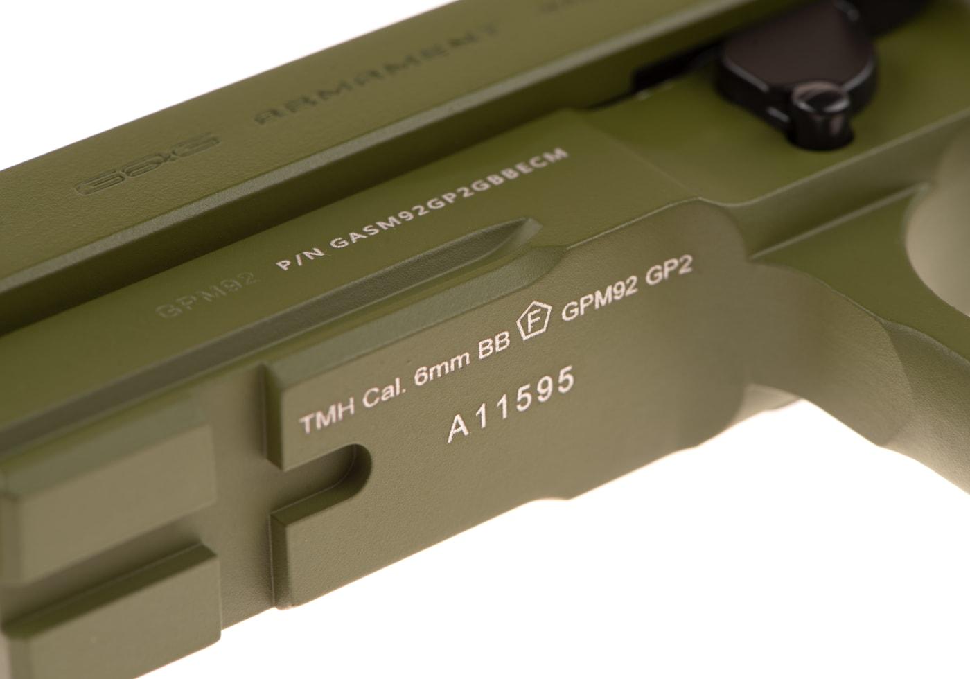 G&G GPM92 GP2 Metal Version GBB Green
