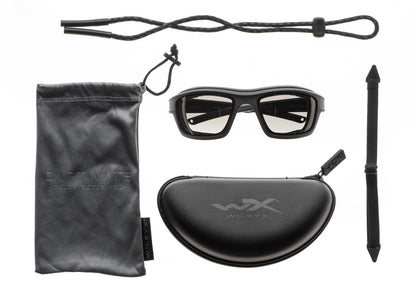 Wiley X WX Ozone Captivate Polarized Grey Black