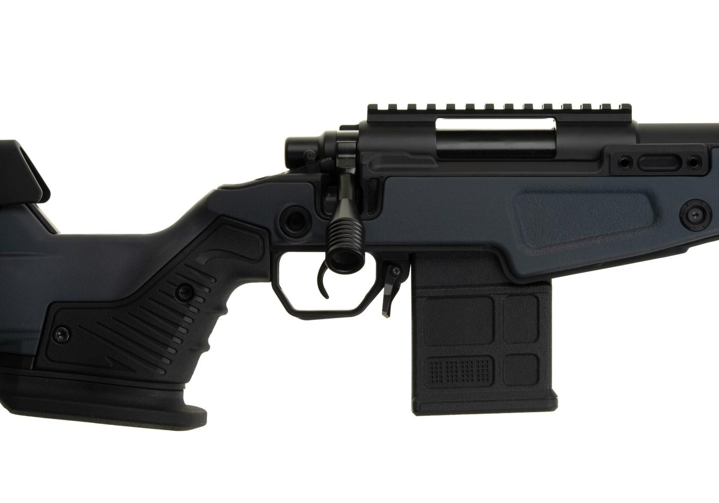 Action Army AAC T10 Short Bolt Action Sniper Rifle Grey