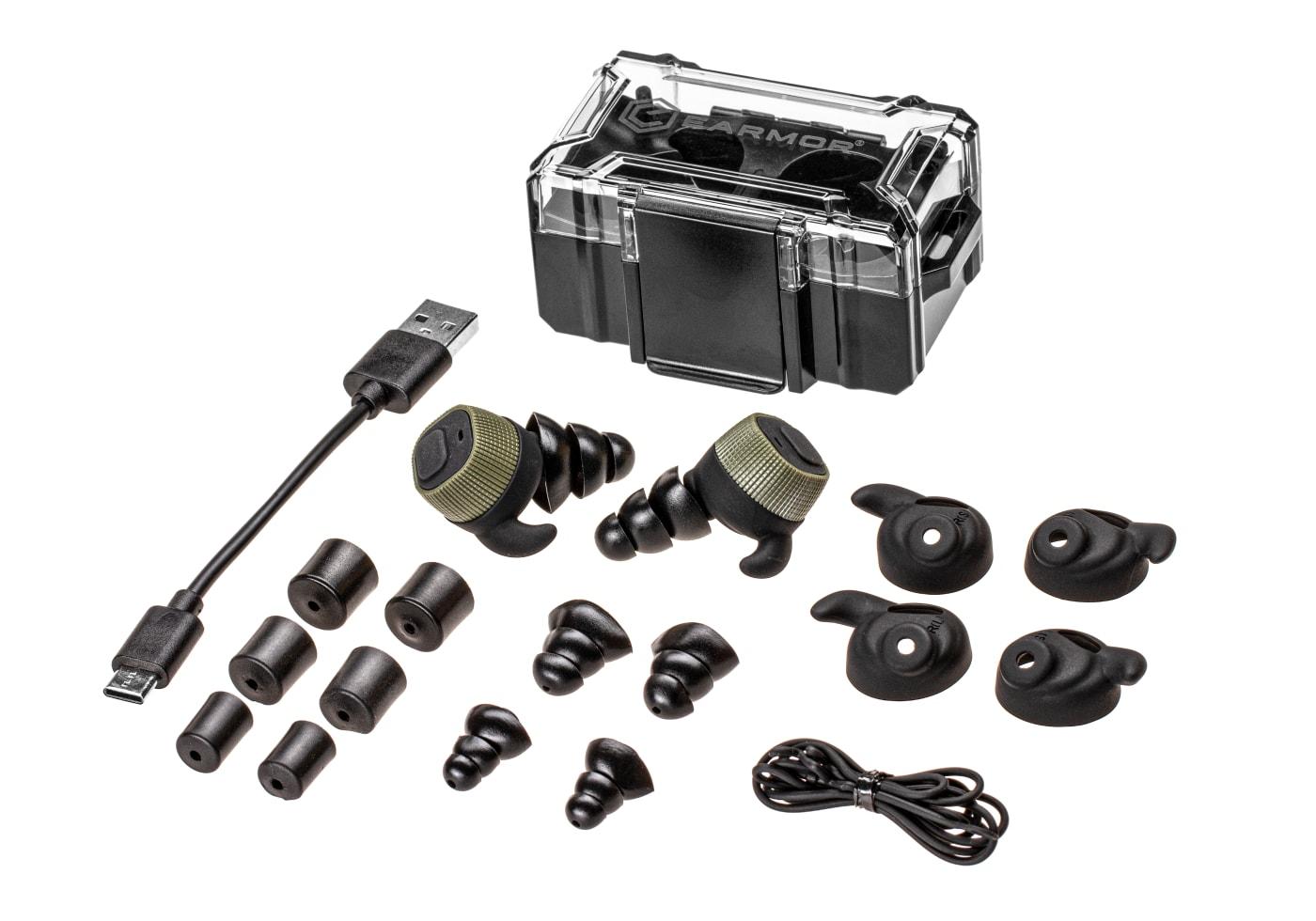 Earmor M20 Electronic Earplug Foliage Green