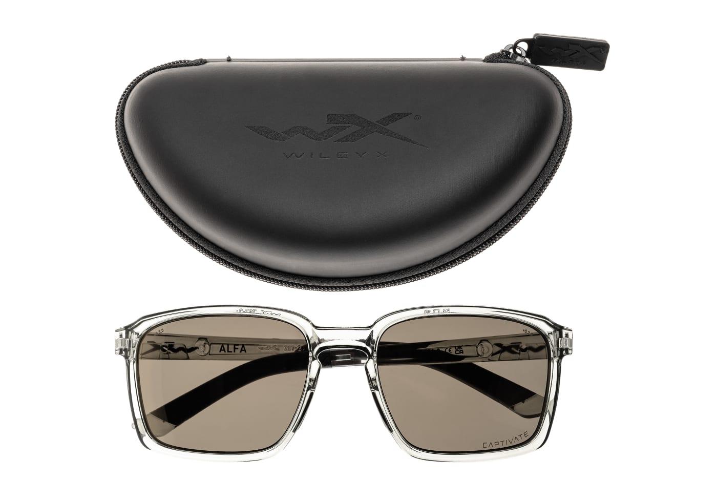 Wiley X WX Alfa Captivate Polarized Bronze Mirror Green