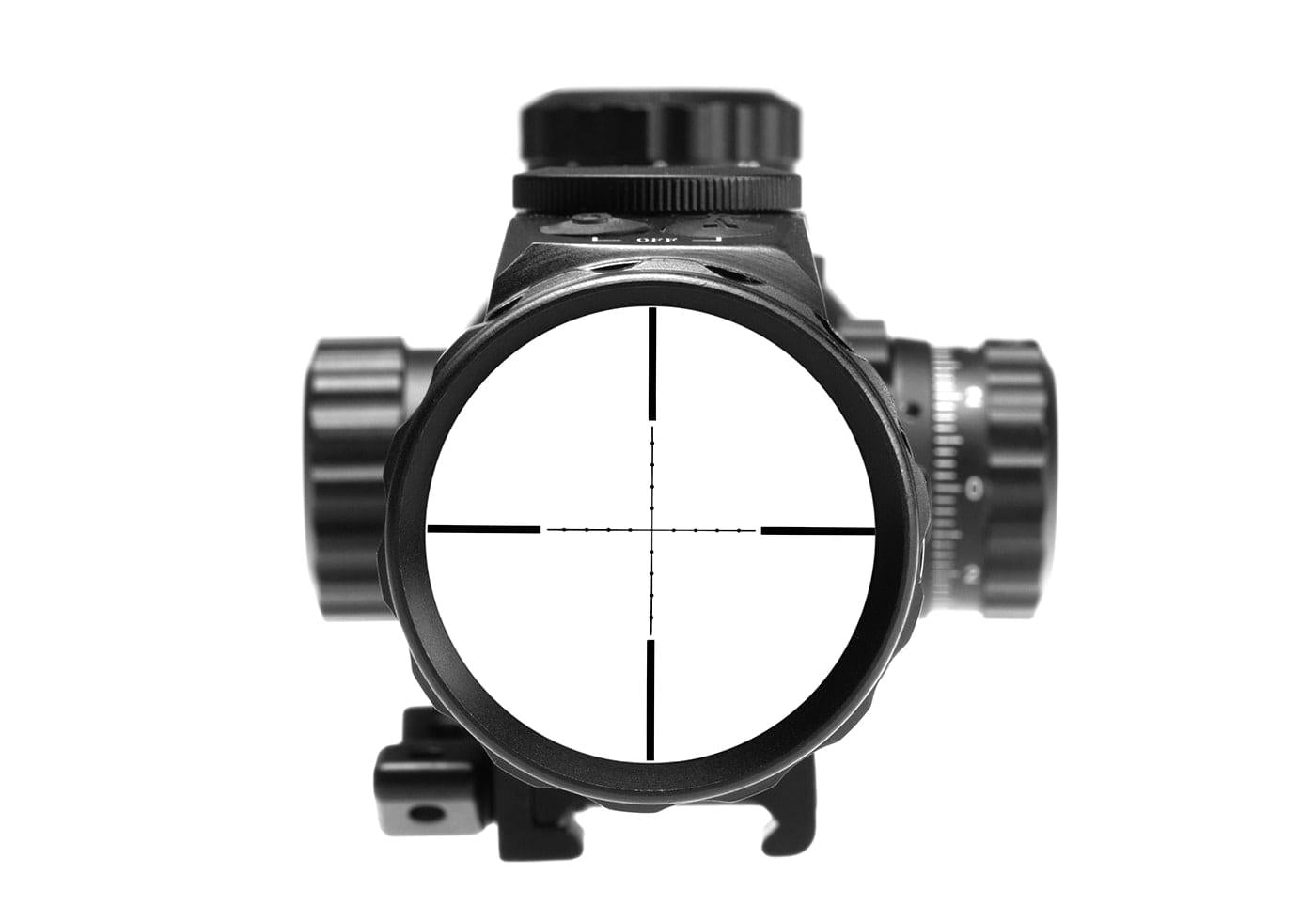 Leapers 2-7x44 30mm LAOIEW Accushot Scout TS Rifle Scope Black