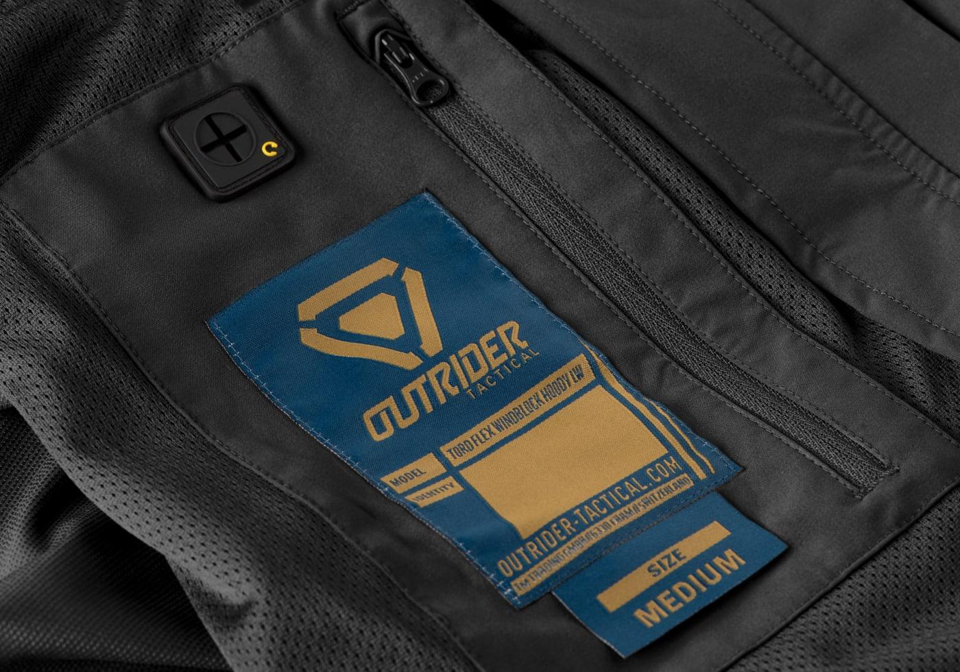 Outrider T.O.R.D. Flex Windblock Hoody LW Black