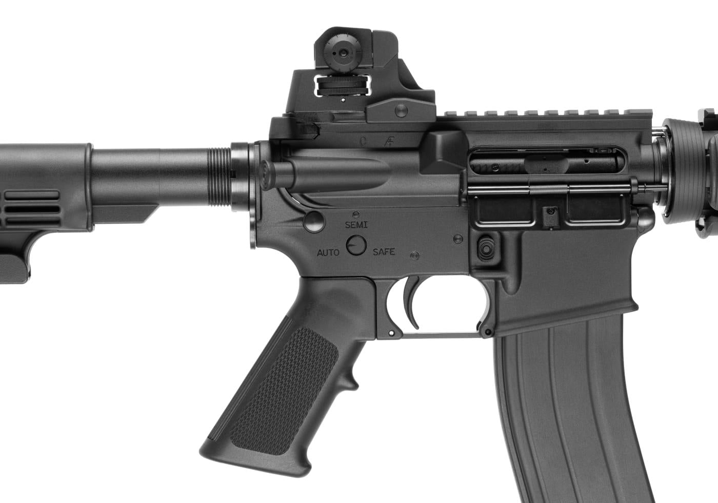 KJW M4 CQB Full Metal GBBR Black
