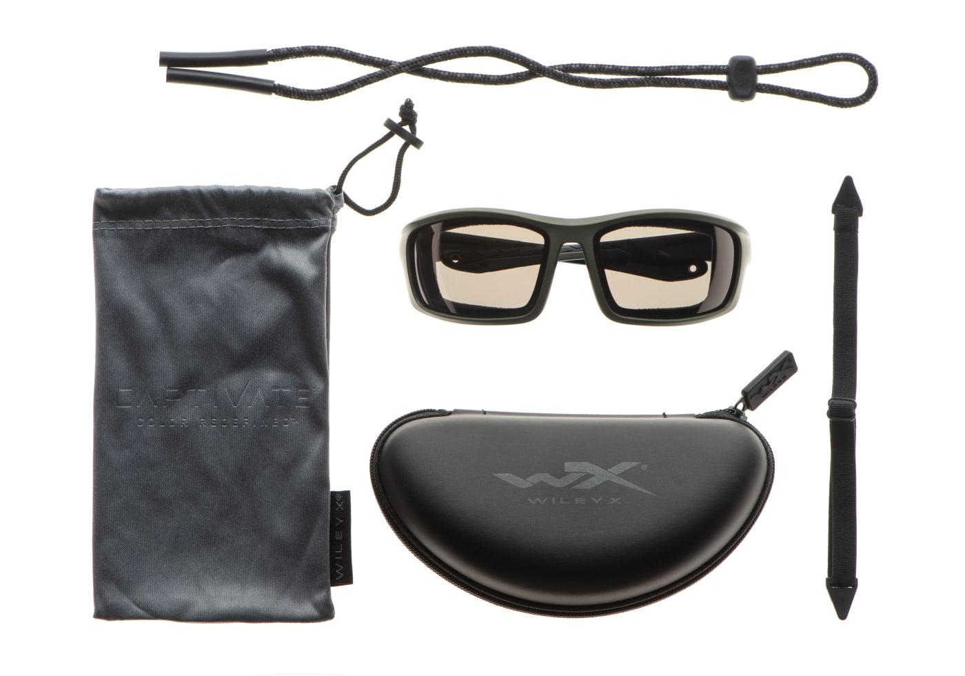 Wiley X WX Grid Polarized Grey Green