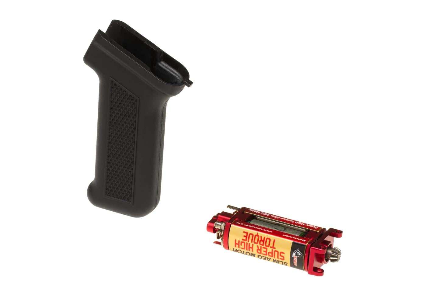 Ares Super High Torque Slim Motor + AK Slim Pistol Grip Black