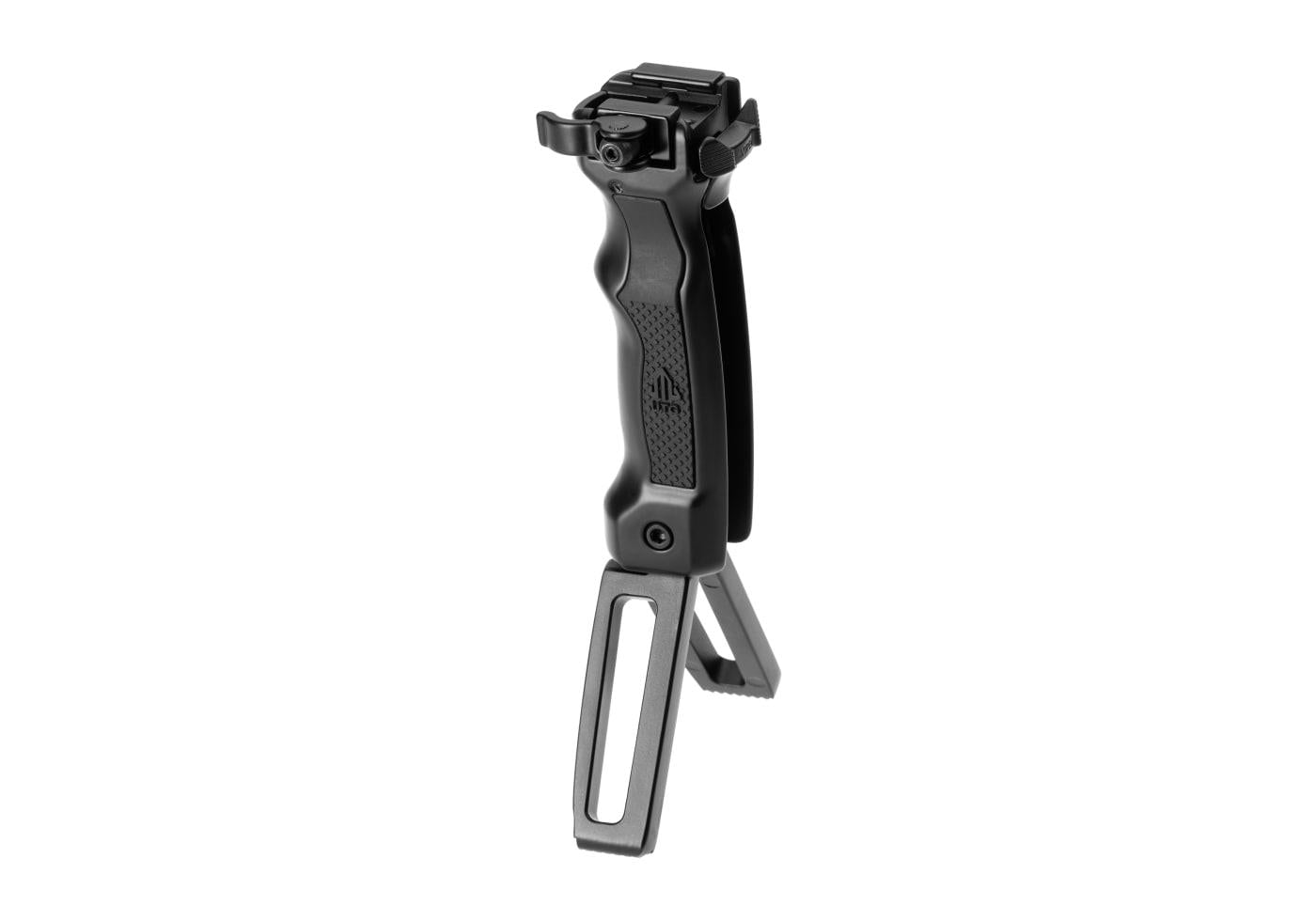 Leapers D Grip with Ambi Quick Release Deployable Bipod Black