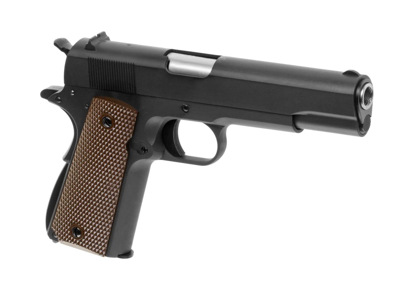 WE M1911 Full Metal V3 GBB Black
