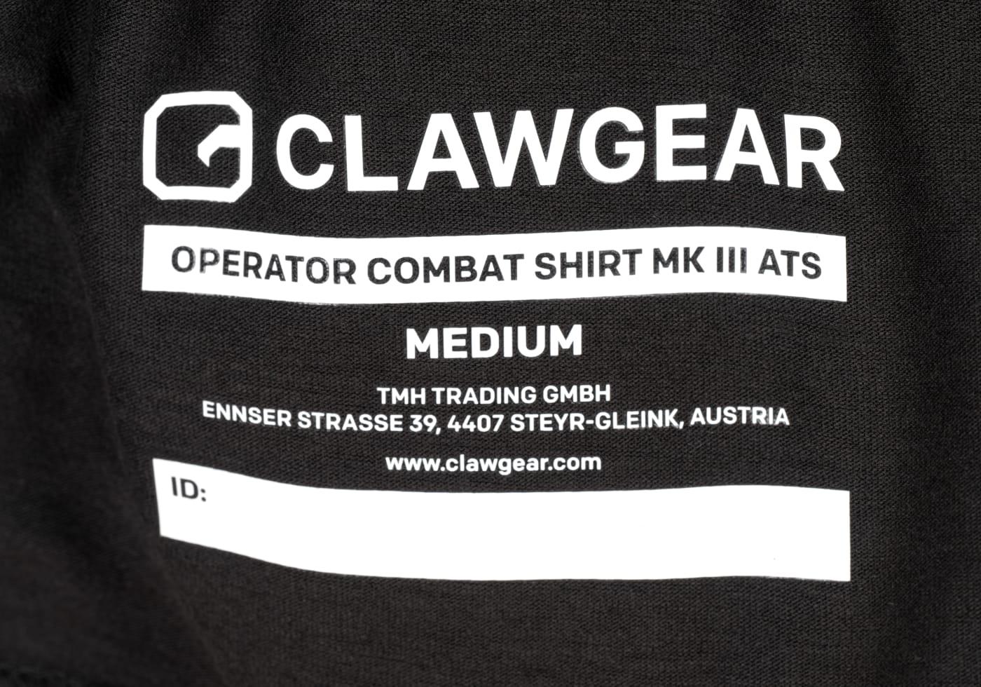 Clawgear Operator Combat Shirt MK III ATS Flex Black