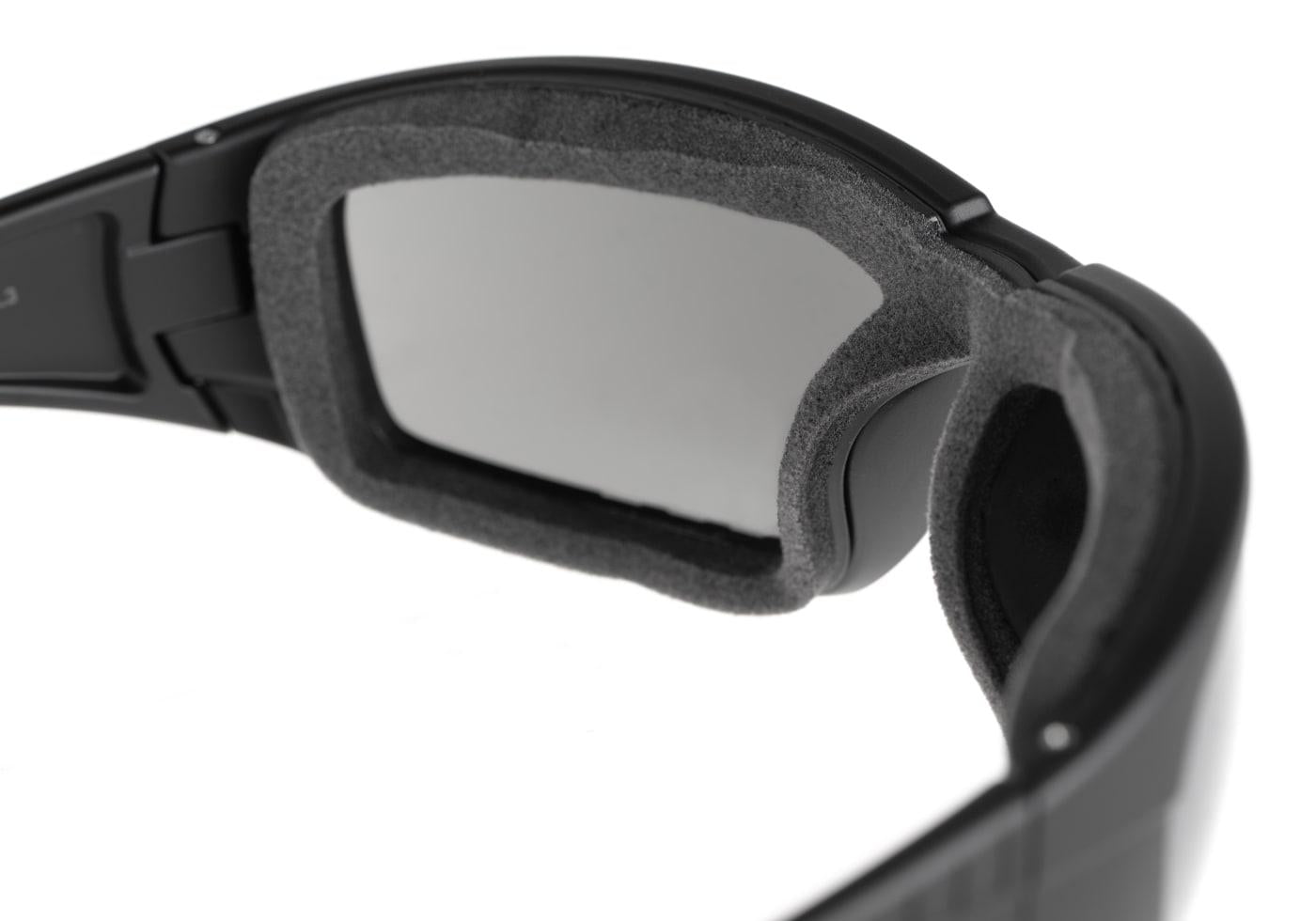 Wiley X WX Boss Silver Flash Grey Black