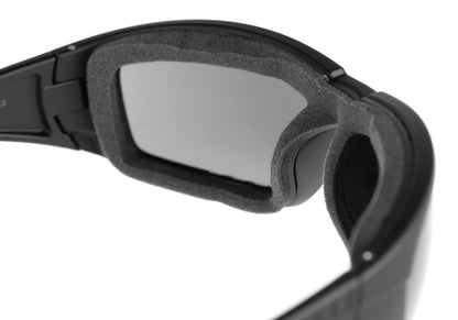 Wiley X WX Boss Silver Flash Grey Black