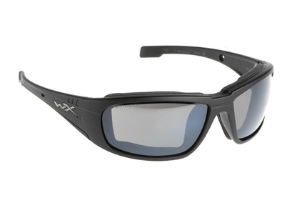 Wiley X WX Boss Silver Flash Grey Black