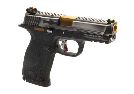 WE WET-05 SV Gold Barrel Metal Version GBB Black