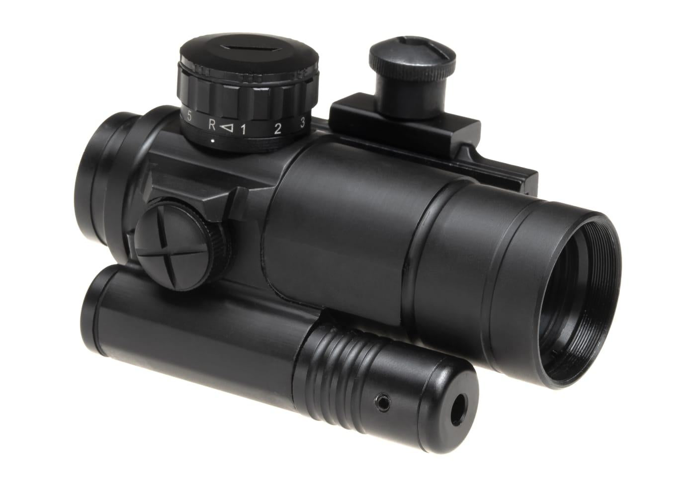 Aim-O M4 Red Dot with Laser Black