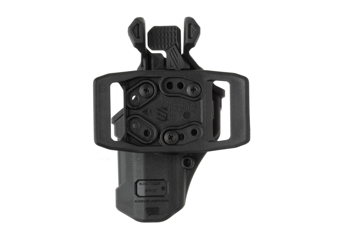 Blackhawk T-Series L2C Concealment Holster für Glock 17/22/31/35/41/47 Black