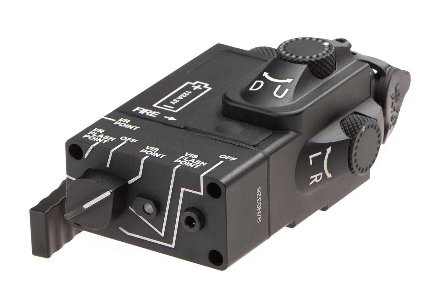 WADSN DBAL Mini Laser Module Green + IR + Green Flash + IR Flash Black