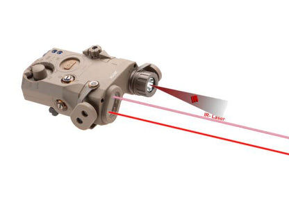 WADSN LA-5C UHP PEQ-15 Red Laser + IR Laser/IR LED Dark Earth