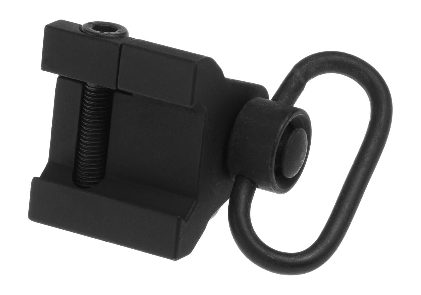 Metal Hand Stop with QD Sling Swivel Black