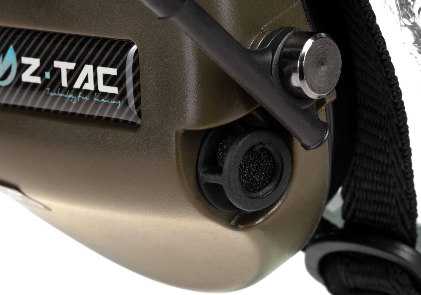 Z-Tactical SRD Headset FAST Military Standard Plug Foliage Green
