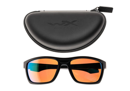 Wiley X WX Kingpin Captivate Polarized Green Mirror Grey
