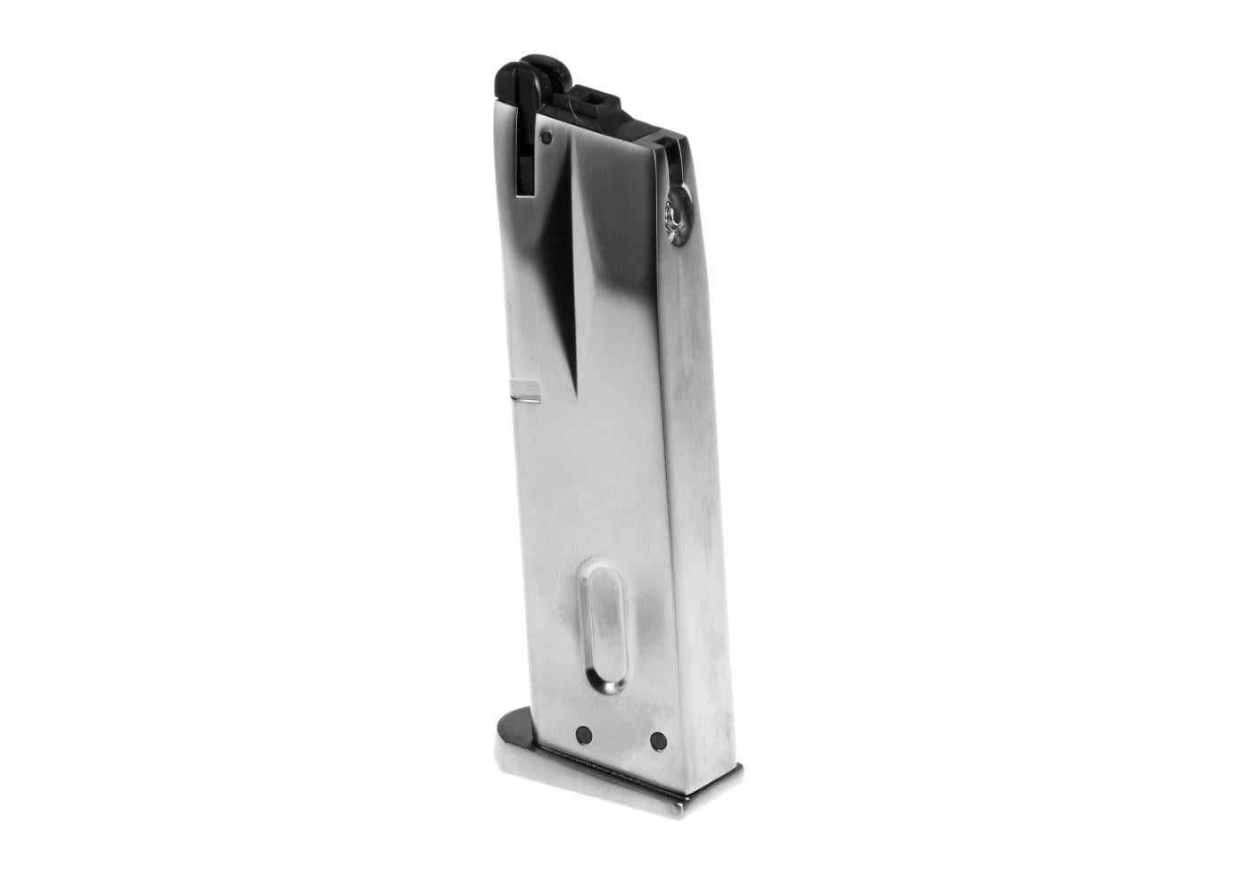 WE Magazine M9 GBB 25rds Silver