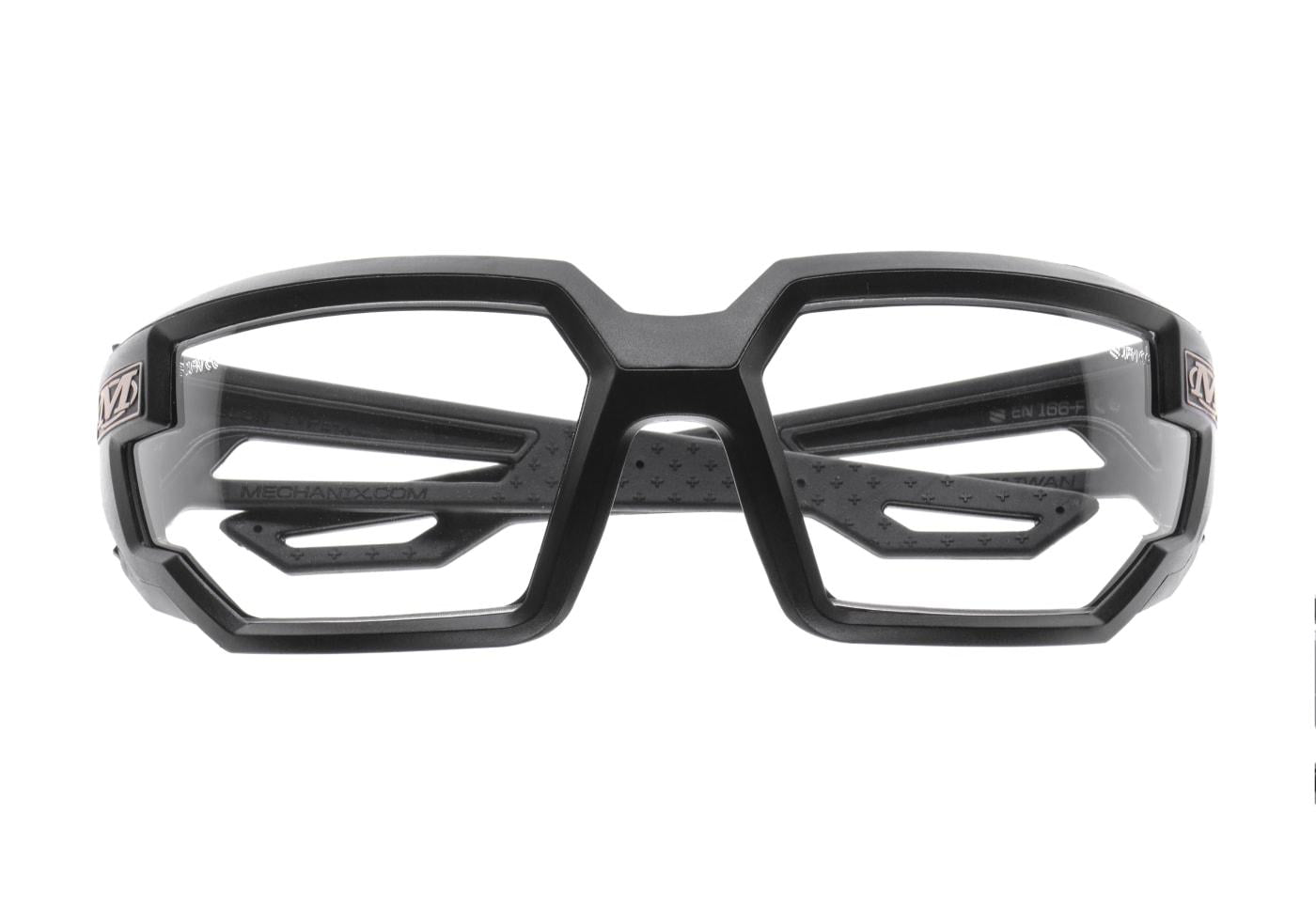 Mechanix Wear Type-X Glasses Clear Lens Black