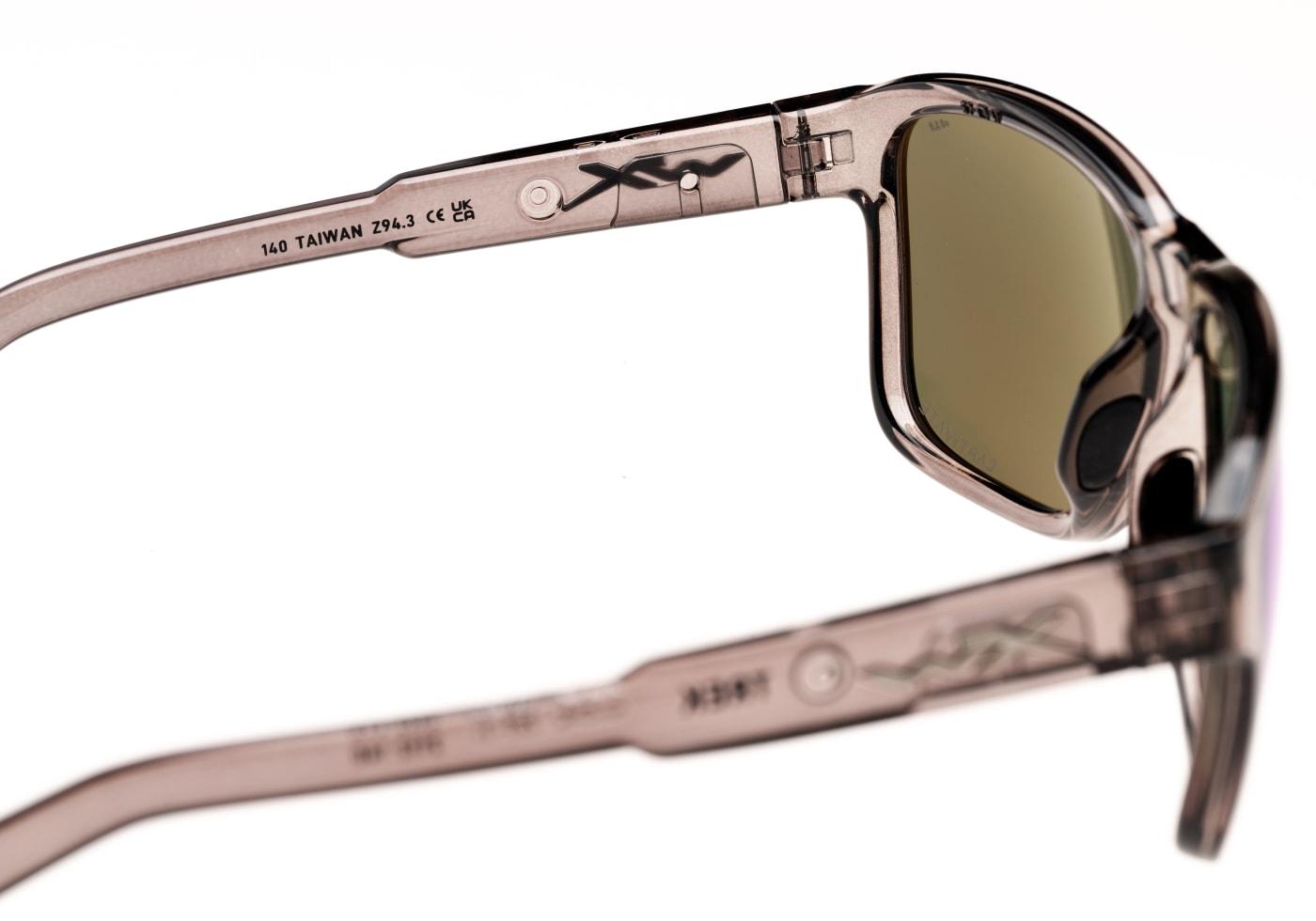 Wiley X WX Trek Captivate Polarized Blue Mirror Grey