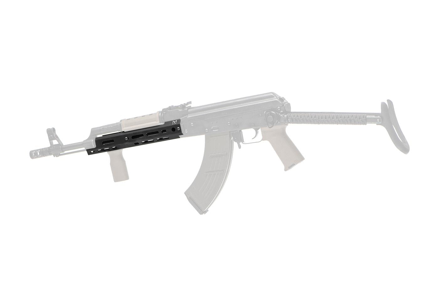 Clawgear AK47 Medium Slick Handguard M-LOK Black