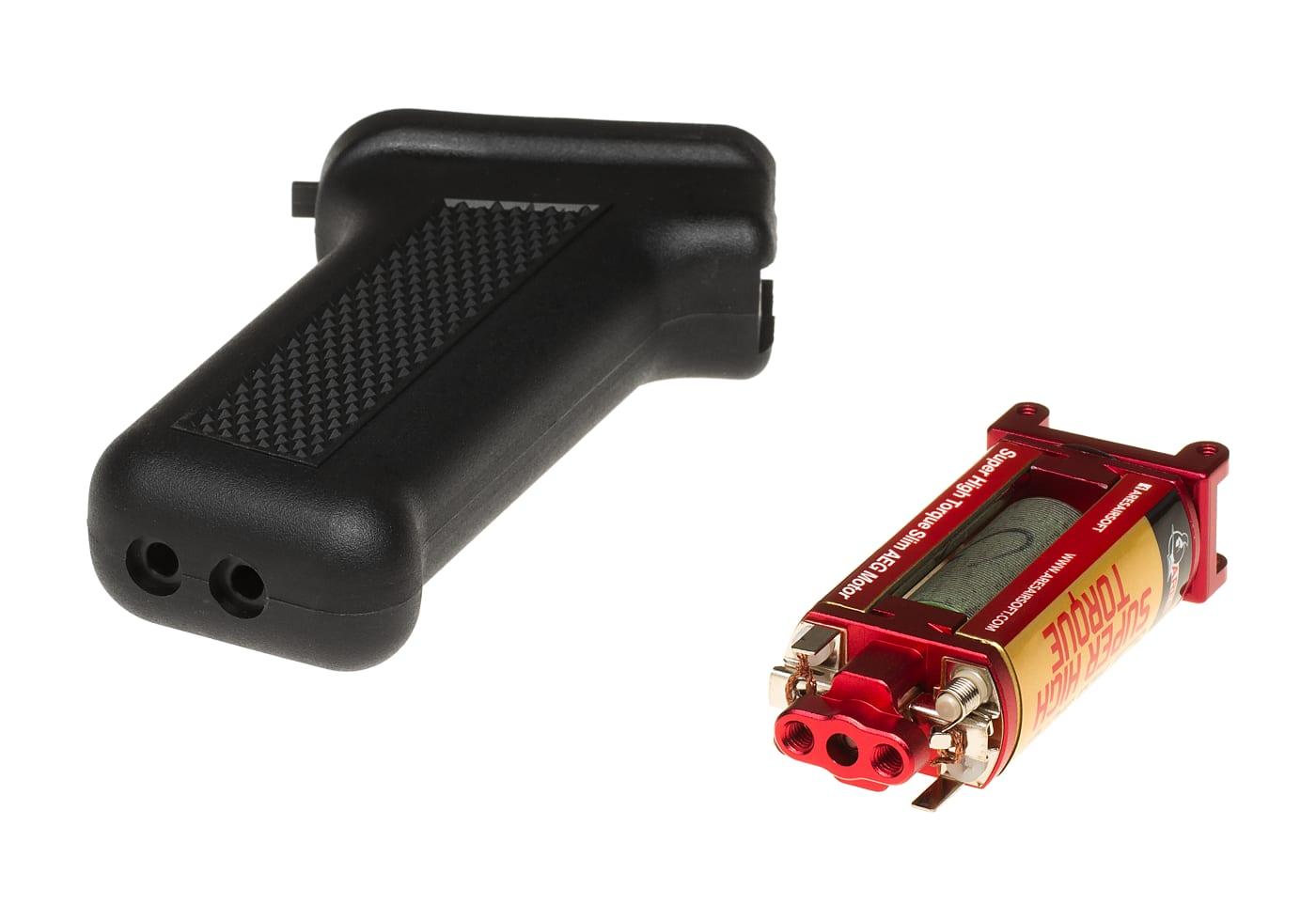 Ares Super High Torque Slim Motor + AK Slim Pistol Grip Black