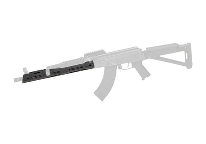 Clawgear AK47 Long Slick Handguard M-LOK Black