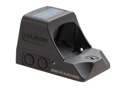 Holosun HE508T-RD X2 Elite Solar Red Circle Dot Sight Black