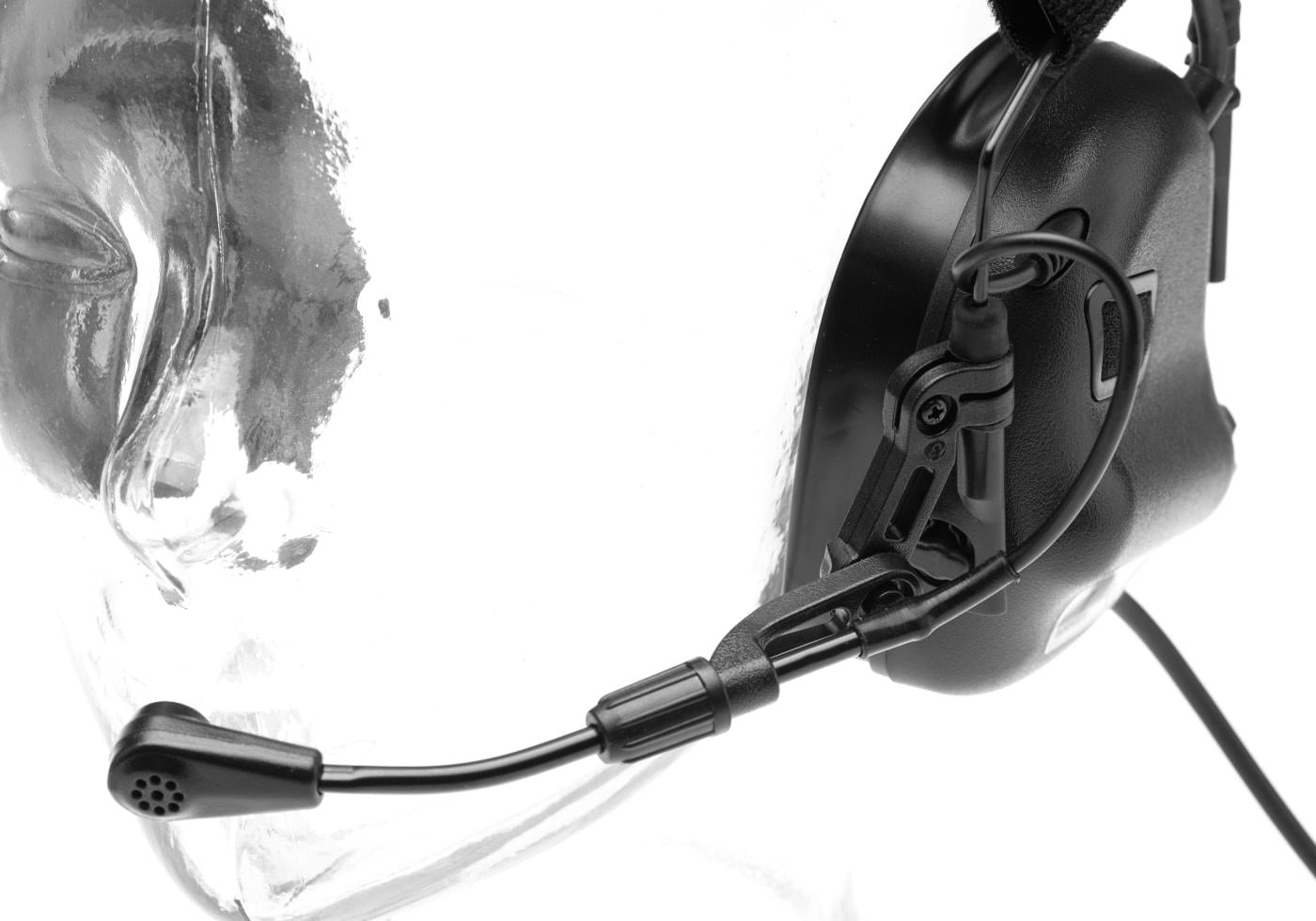 Earmor M32X Plus Hearing Protection Set for ARC Helmet Rails Black