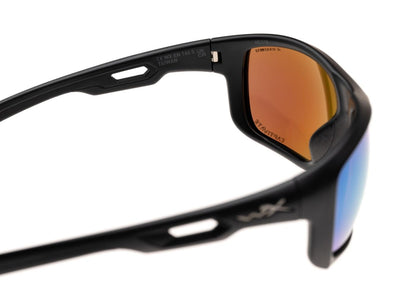 Wiley X WX Aspect Captivate Polarized Green Mirror Black