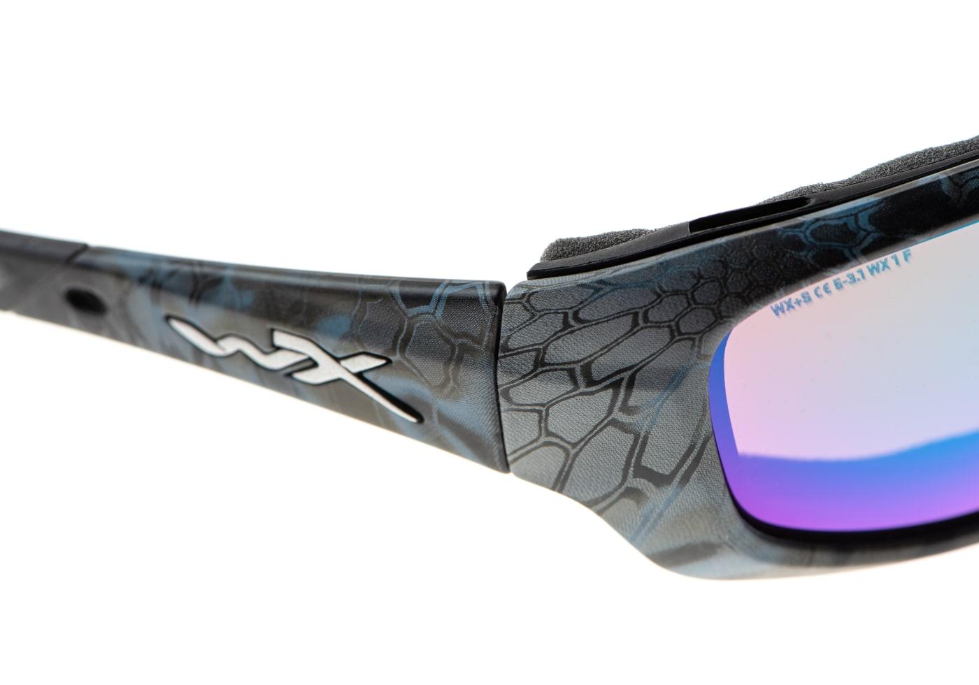 Wiley X WX Gravity Captivate Polarized Green Mirror Kryptek Neptune