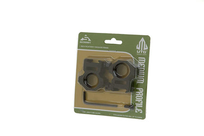 Leapers 25.4mm Mount Rings Medium Black
