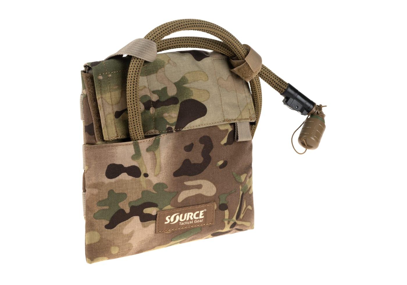 Source Kangaroo 1L Collapsible Canteen with Pouch Camo