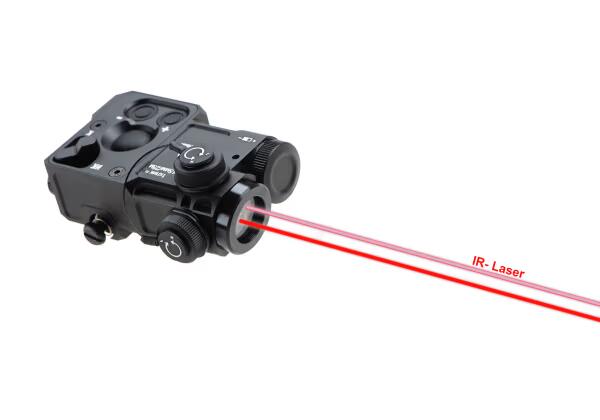WADSN P4 Combined Device Gen. 3.0 Red + IR Laser Black