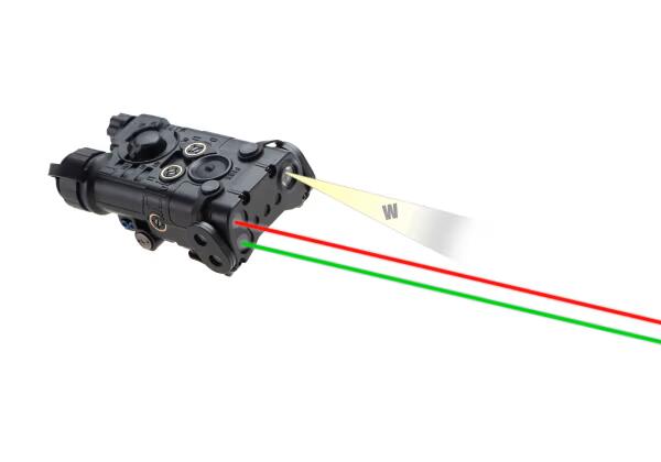 WADSN L-3 NGAL Illuminator / laser module Green + Red + IR Black