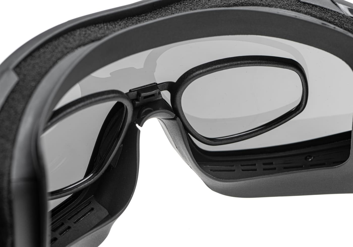 SwissEye F-Tac Goggle Smoke / Orange / Clear Black