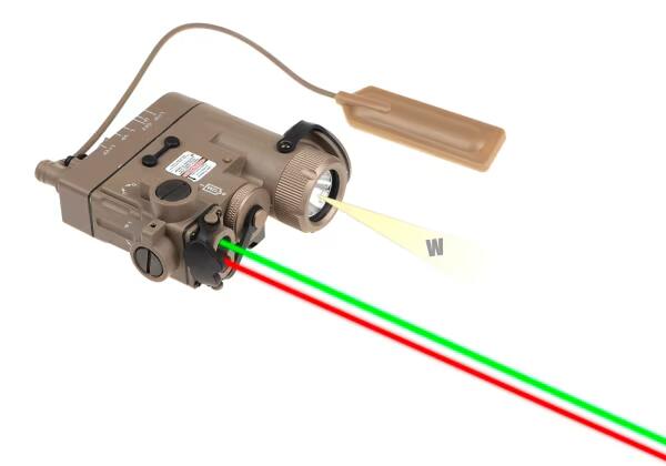 WADSN DBAL-eMkII Illuminator / Laser Module Green + Red Dark Earth