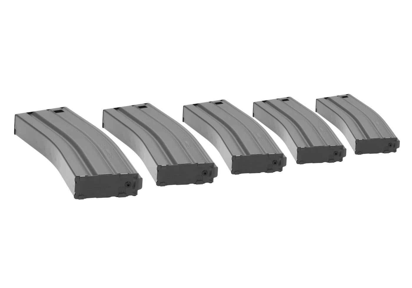 G&G Magazine M4 Midcap 125rds 5pcs Set Grey