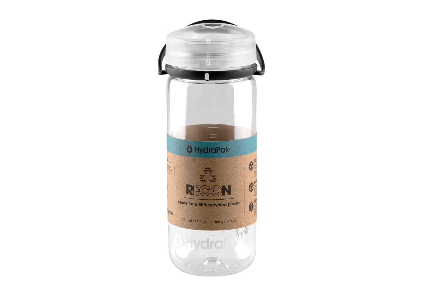Hydrapak Recon 500ml Water Bottle Black